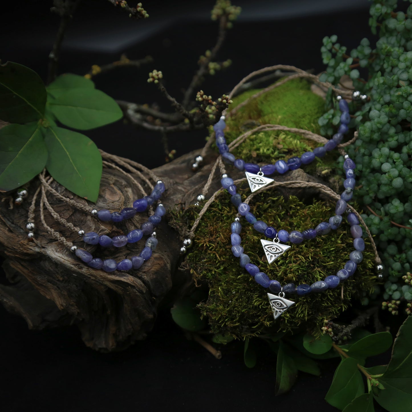 Bliss - Armband/ Fusskette Tansanit