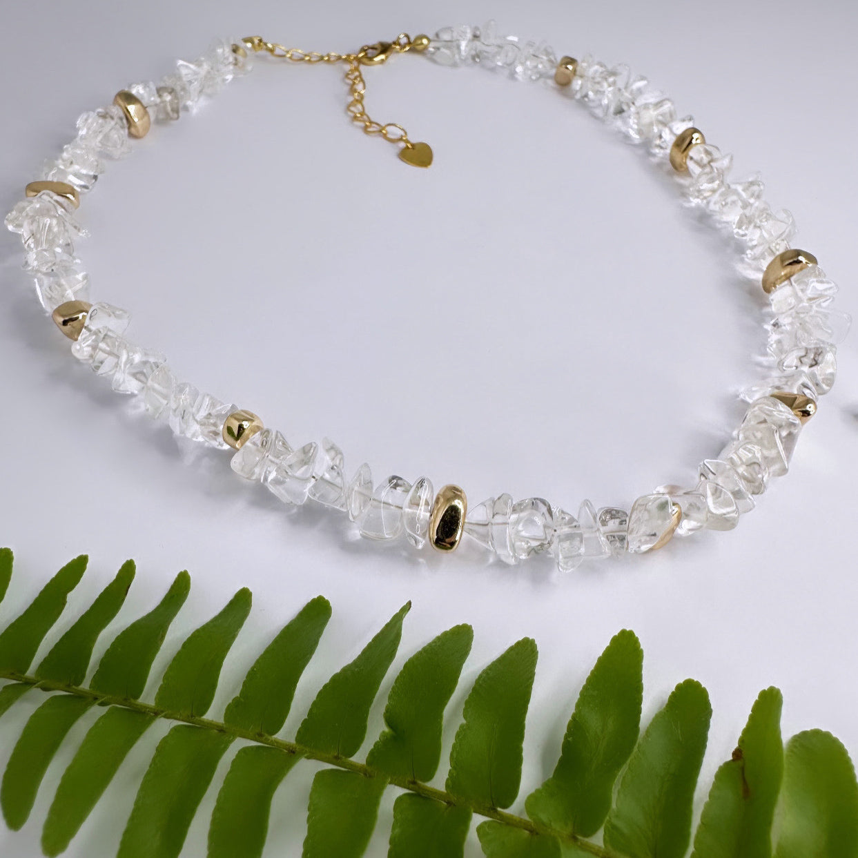 APRIL - Bergkristall - Halskette Anais