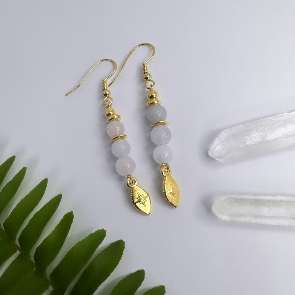 MÄRZ - Aquamarin - Ohrringe Stella