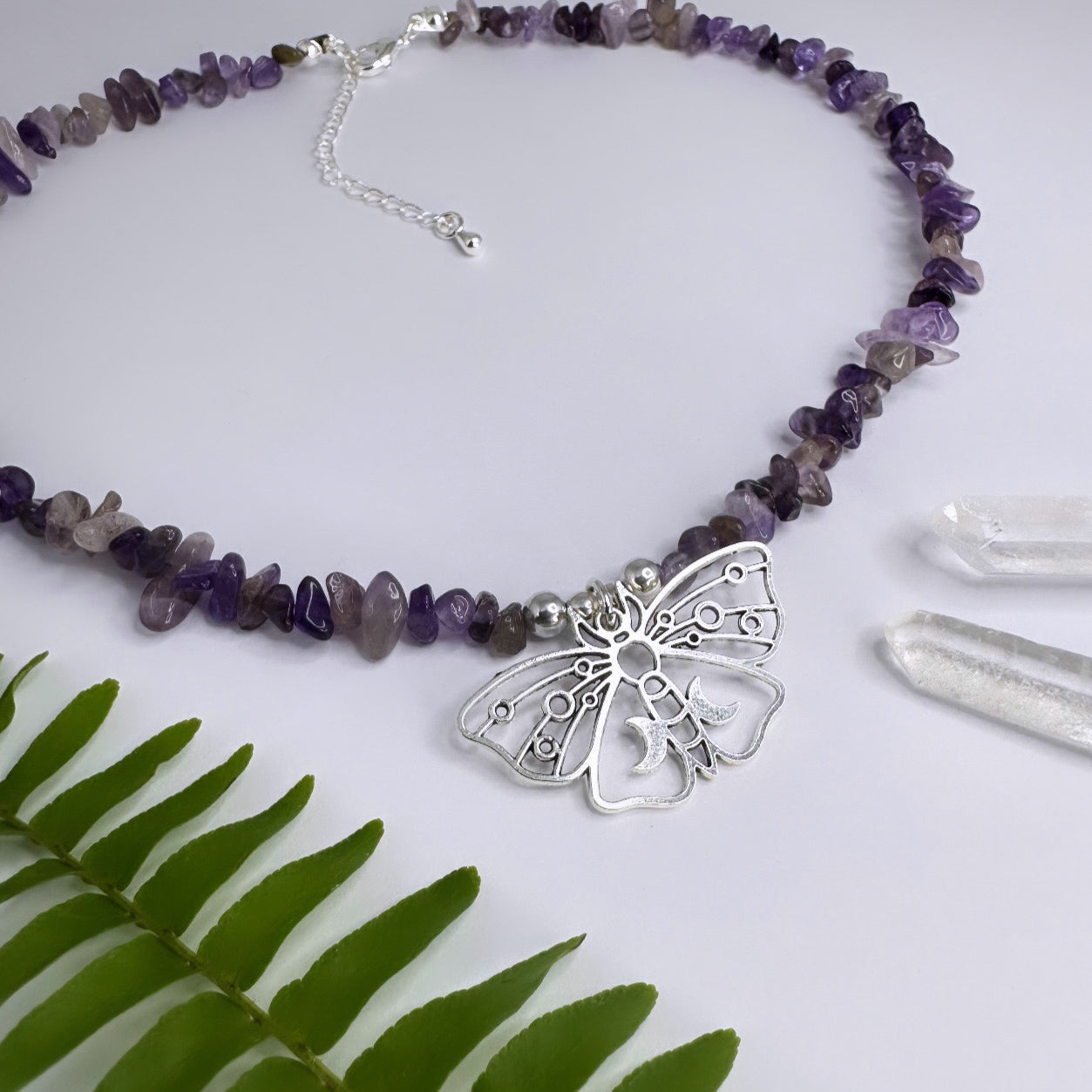 FEBRUAR - Amethyst - Halskette Motte