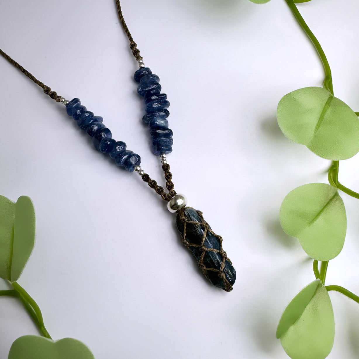 Halskette Kyanit - Silber