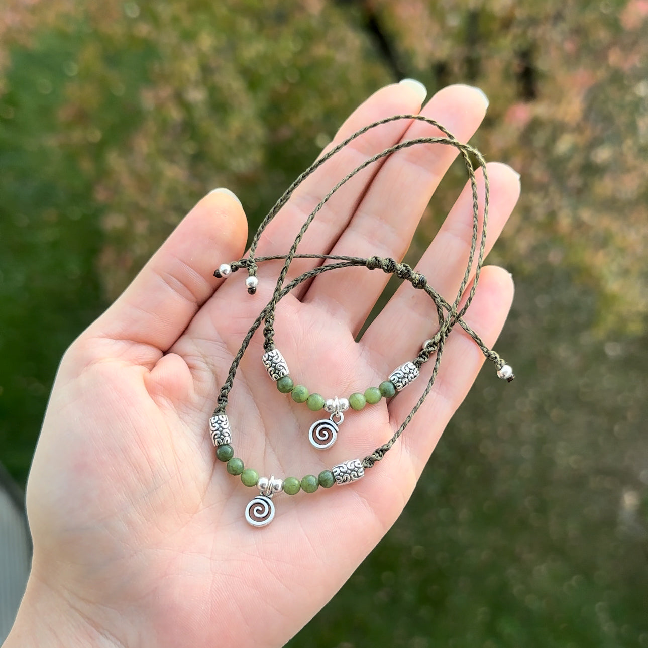 Spira Sanctum - Choker, Armband oder Fusskette - Naturstein