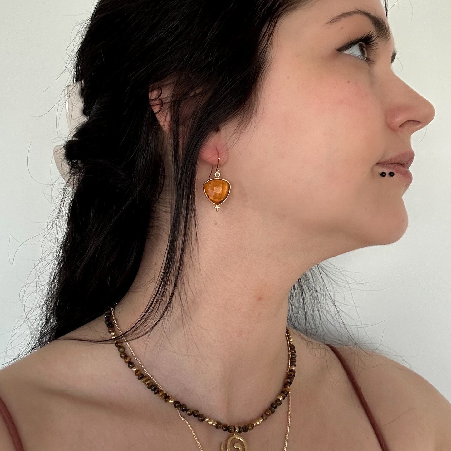 NOVEMBER - Citrin - Ohrringe Miras