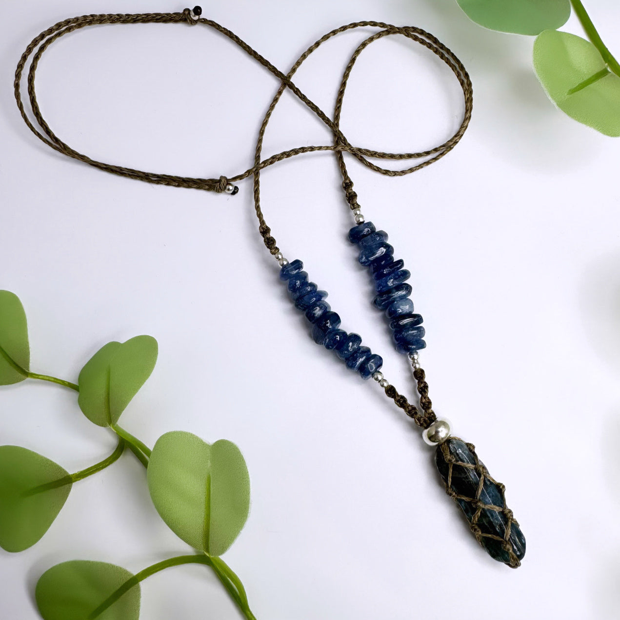 Halskette Kyanit - Silber