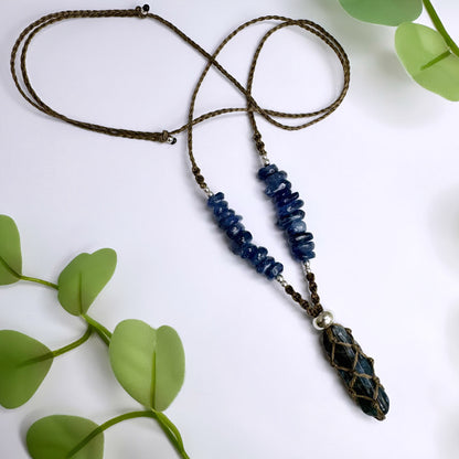 Halskette Kyanit - Silber