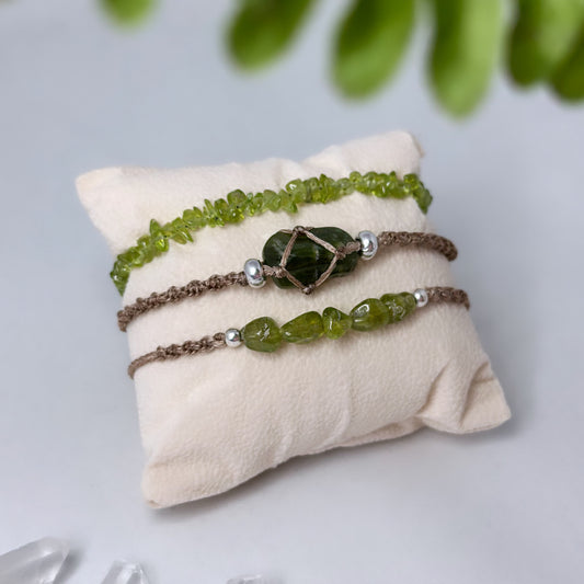 Balance - Armband Set Vesuvianit & Peridot