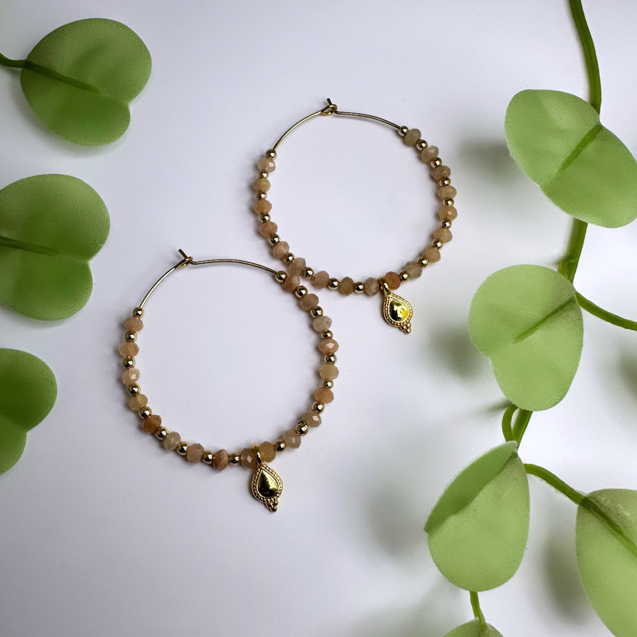 Ohrringe Creolen - Sonnenstein