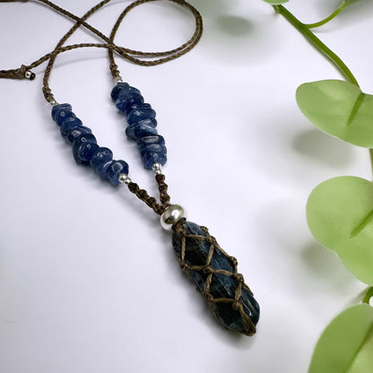 Halskette Kyanit - Silber