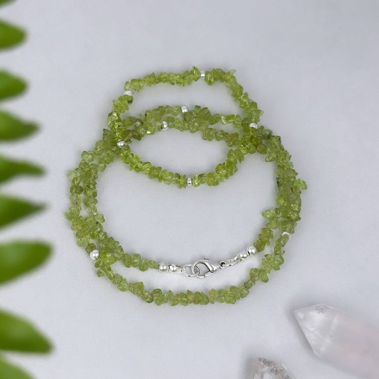 Infinity - Armband Peridot