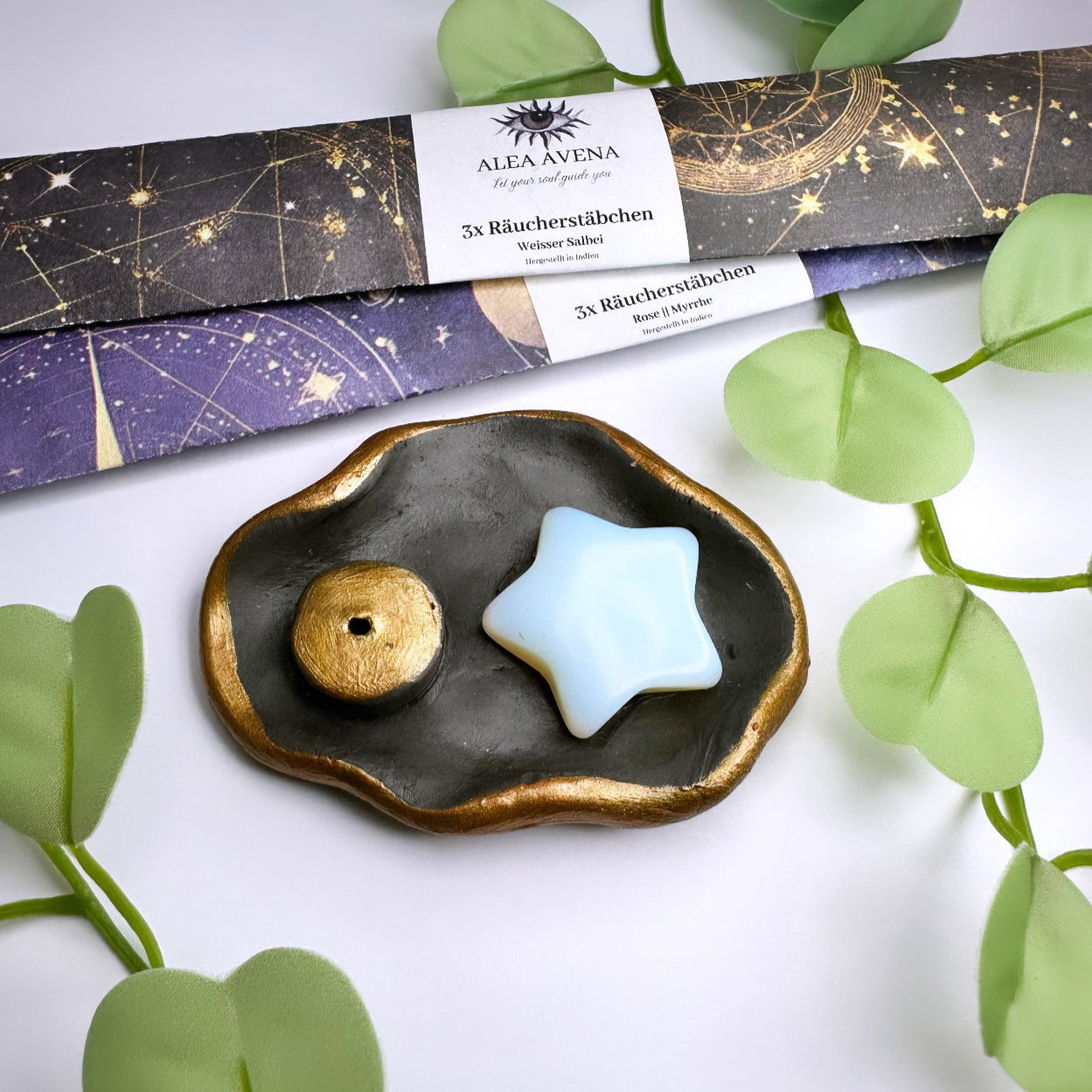 Handgemachter Räucherstäbchen Halter - mehrere Varianten