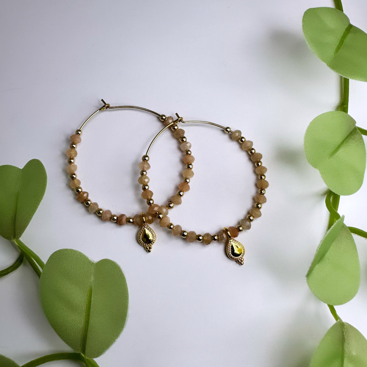 Ohrringe Creolen - Sonnenstein