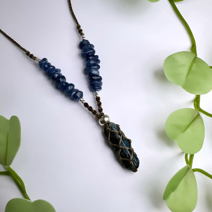 Halskette Kyanit - Silber